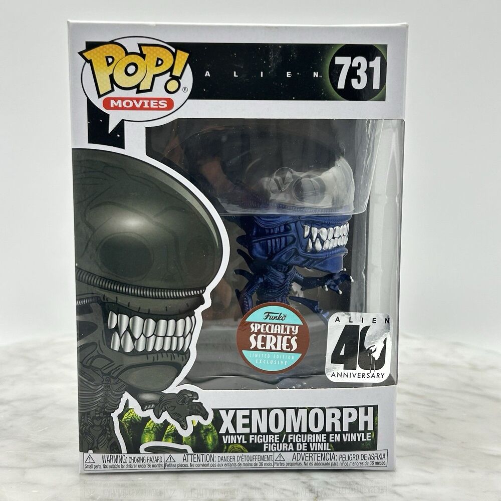 Funko Pop Alien 731 40th Ann. Blue Metallic Xenomorph Special Series